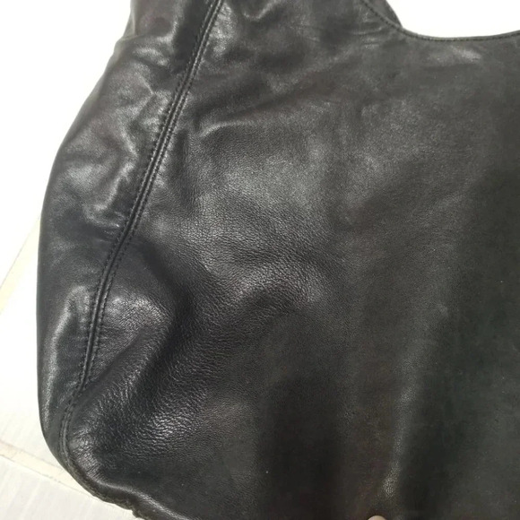 Michael Kors Lilly Black Leather Hobo  Bag 35T0GLLT3L - Picture 13 of 15